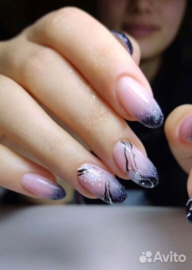 Маникюр гель лак