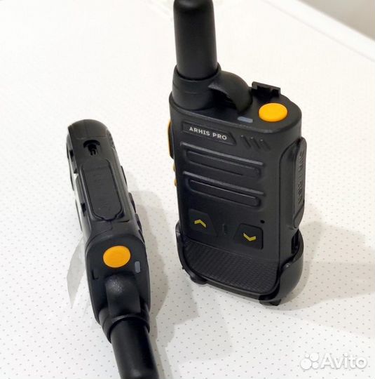 Легкая рация с наушником, комплект 2 штуки