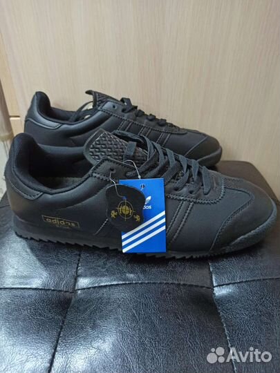 Adidas мужские кроссовки кожаные