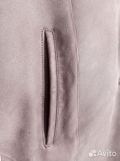 Дубленка натуральная женская с капюшоном