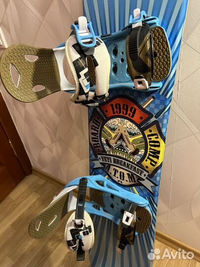 Сноуборд с креплением