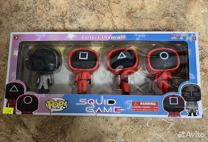 Фигурки и маски Игра в кальмара