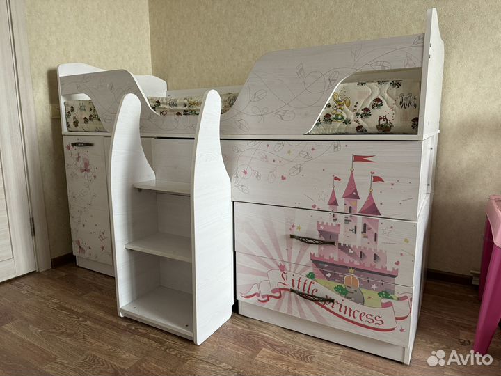 Кровать-чердак Принцесса
