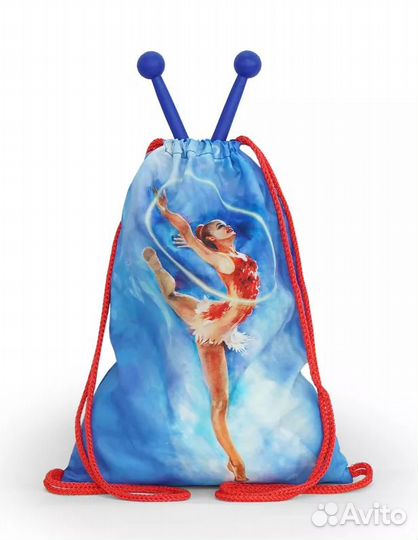 Мешок (ткань п/э синий/голубой) 314-041