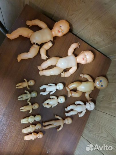 Пупсы/куклы времен СССР 3 штуки