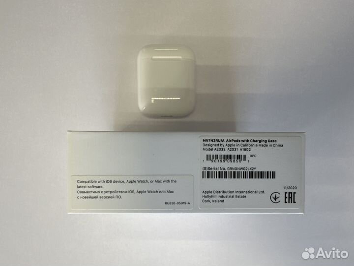 Наушники apple airpods