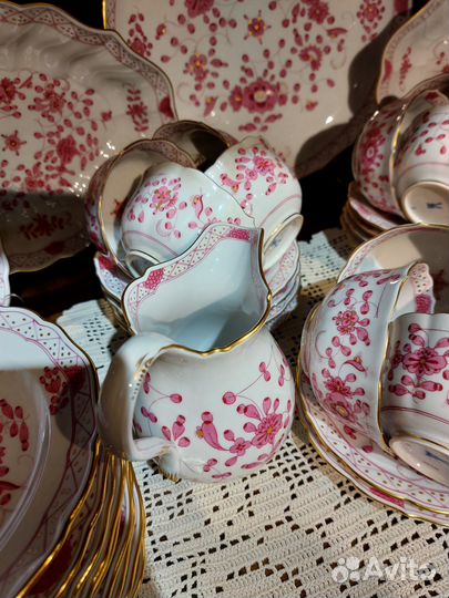 Сервиз Мейсен Meissen Индийский пурпур сер. 20 в