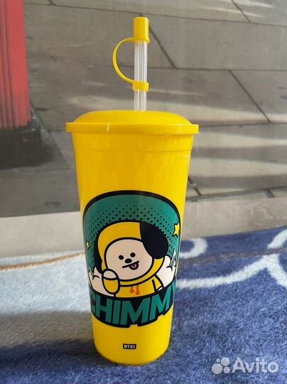 Стакан с трубочкой Chimmy BT21