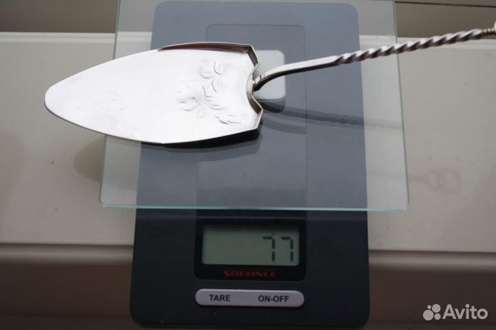 Лопатка для торта серебро