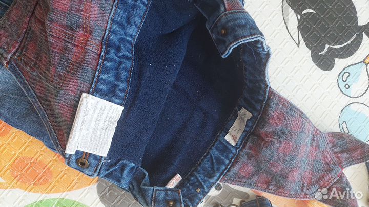 Джинсовый комбинезон zara 80