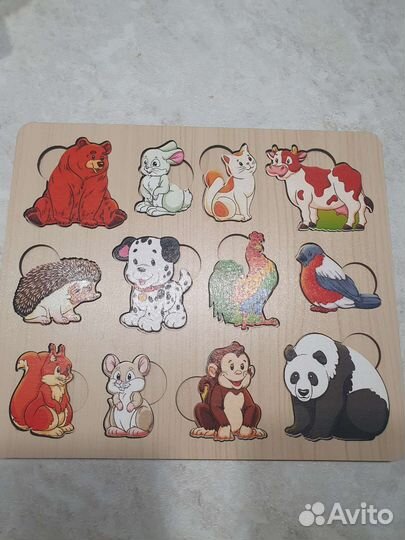 Развивающая деревянная игра 