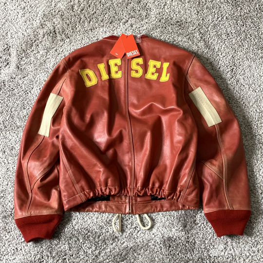 Кожаный бомбер diesel оригинал