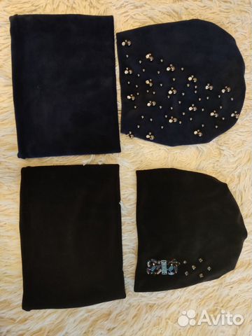 Шапка и снуд женский