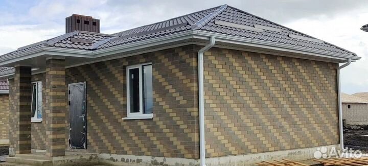 Кирпич облицовочный одинарный капучино