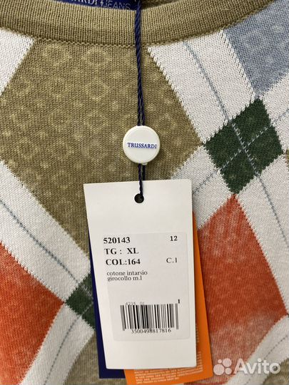 Свитер Trussardi Jeans оригинал