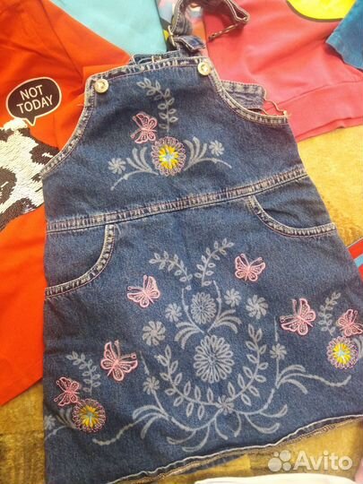 Вещи пакетом на девочку 104-110