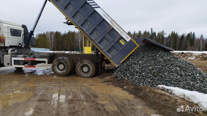 Щебень Песок Отсев Чернозем от 1 до 20 м3