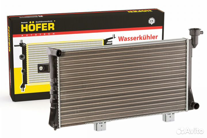 Радиатор охлаждения Нива 21214 инжектор