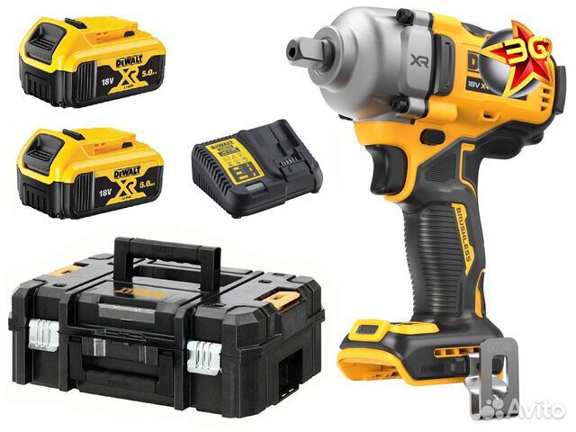 Аккумуляторный гайковерт DeWalt DCF892P2T