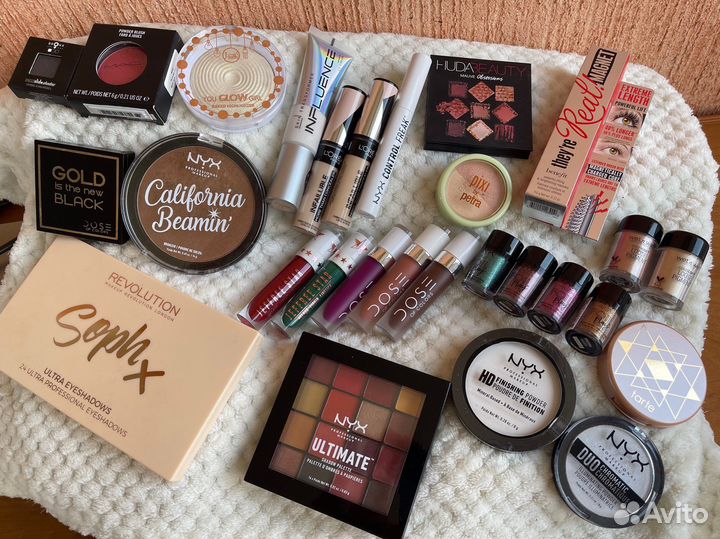 Набор косметики хайлайтер, палетка