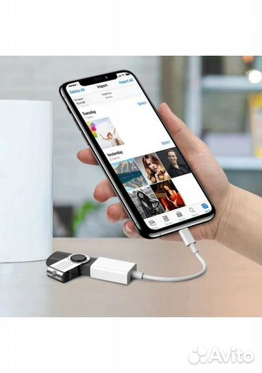 Адаптер Переходник USB Lightning iPhone Apple