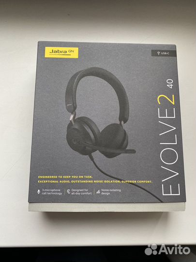 Беспроводные наушники Jabra, USB type C. новые