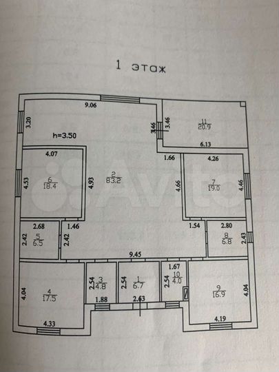 Дом 225 м² на участке 10 сот.