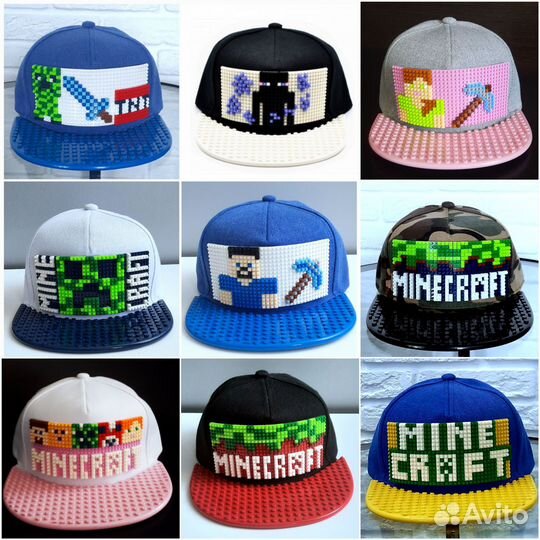 Кепка детская Лего Майнкрафт