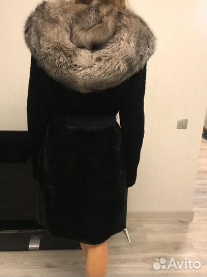 Шуба новая песец натуральный мех