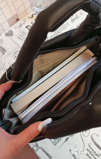 Сумка дутая большая