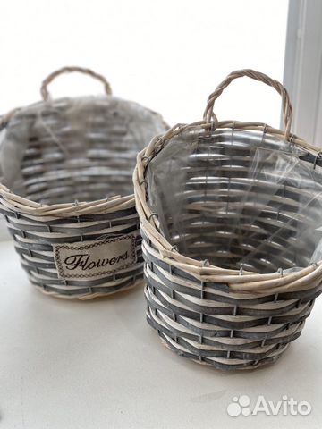 Корзина плетеная для цветов