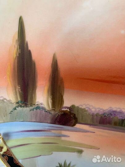 Антиквариат Nippon нач. 20 в. Тарелка настенная