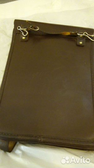 Школьная сумка планшет СССР. Натуральная кожа