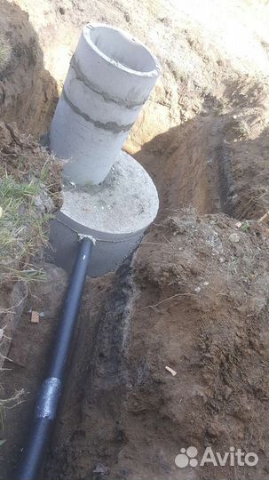 Септик под ключ,земляные работы