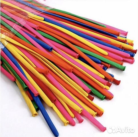 Шарики надувные длинные для моделирования