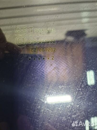 Стекло двери заднее левое Ваз Калина универсал 8