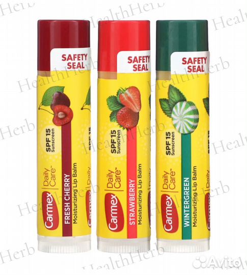 Бальзамы для губ Carmex с iherb