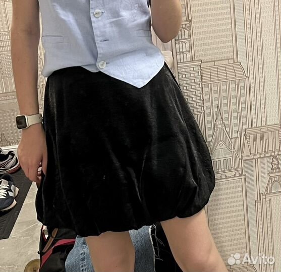 Юбка балон 42 черная
