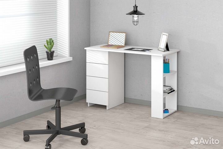 Белый Компьютерный Стол 3