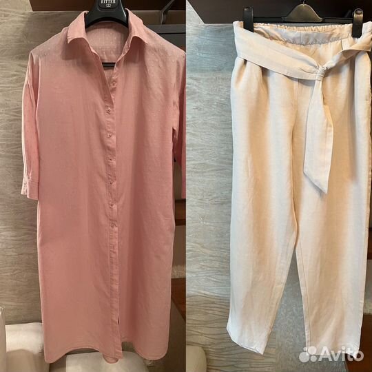 Платье - рубашка и брюки Mango