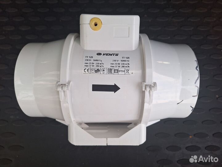 Канальный вентилятор TT125