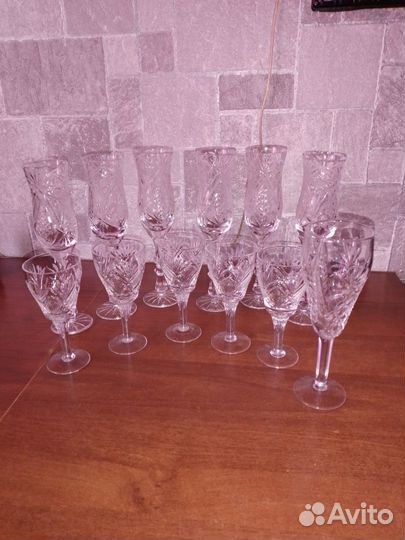 Хрустальные фужеры
