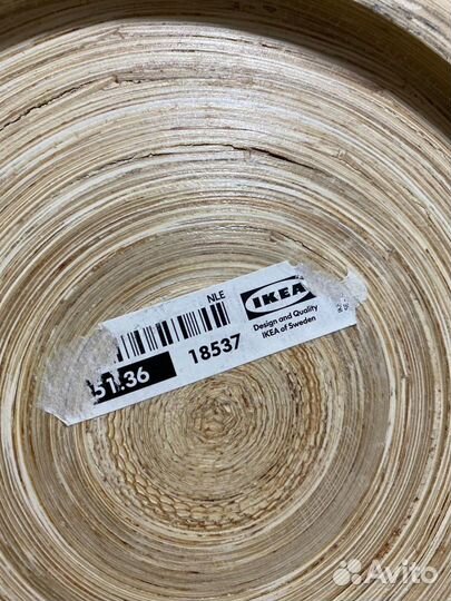 Деревянная тарелка