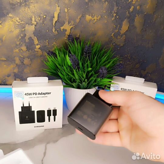 Быстрая зарядка Samsung 45w оригинал