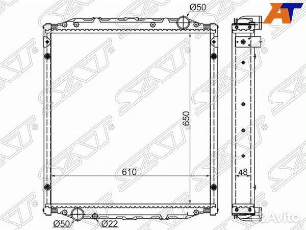 Радиатор MAN L-series