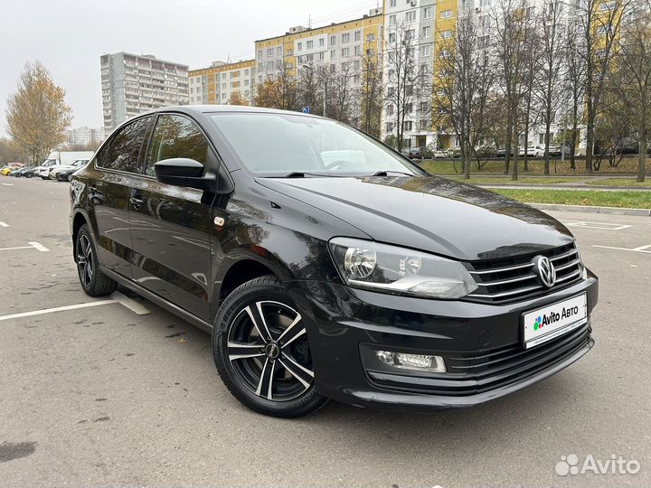 Volkswagen Polo 1.6 AT, 2016, 187 000 км