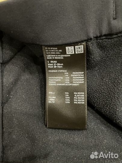 Брюки утепленные uniqlo heattech