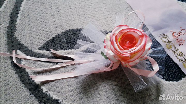 Свадебный декор украшение на машину. Растяжка