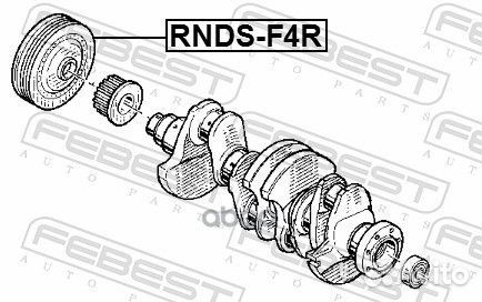 Шкив коленвала F4R rndsf4R Febest
