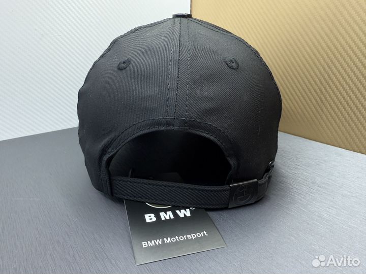 Бейсболка мужская BMW чёрная